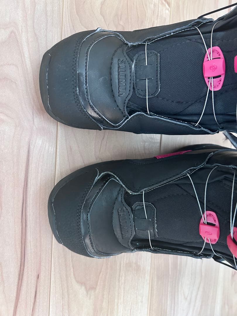 サロモン SALOMONスノーボードセット ケース付き　ブーツ24.5cm