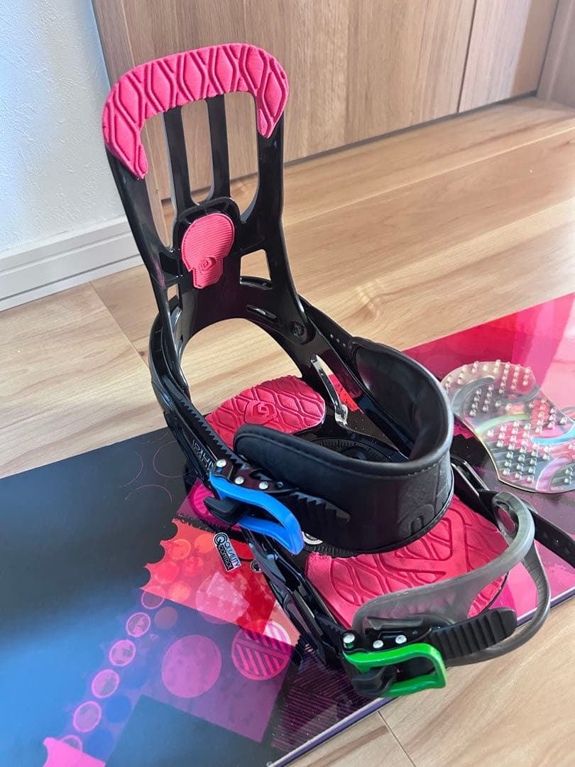 サロモン SALOMONスノーボードセット ケース付き　ブーツ24.5cm