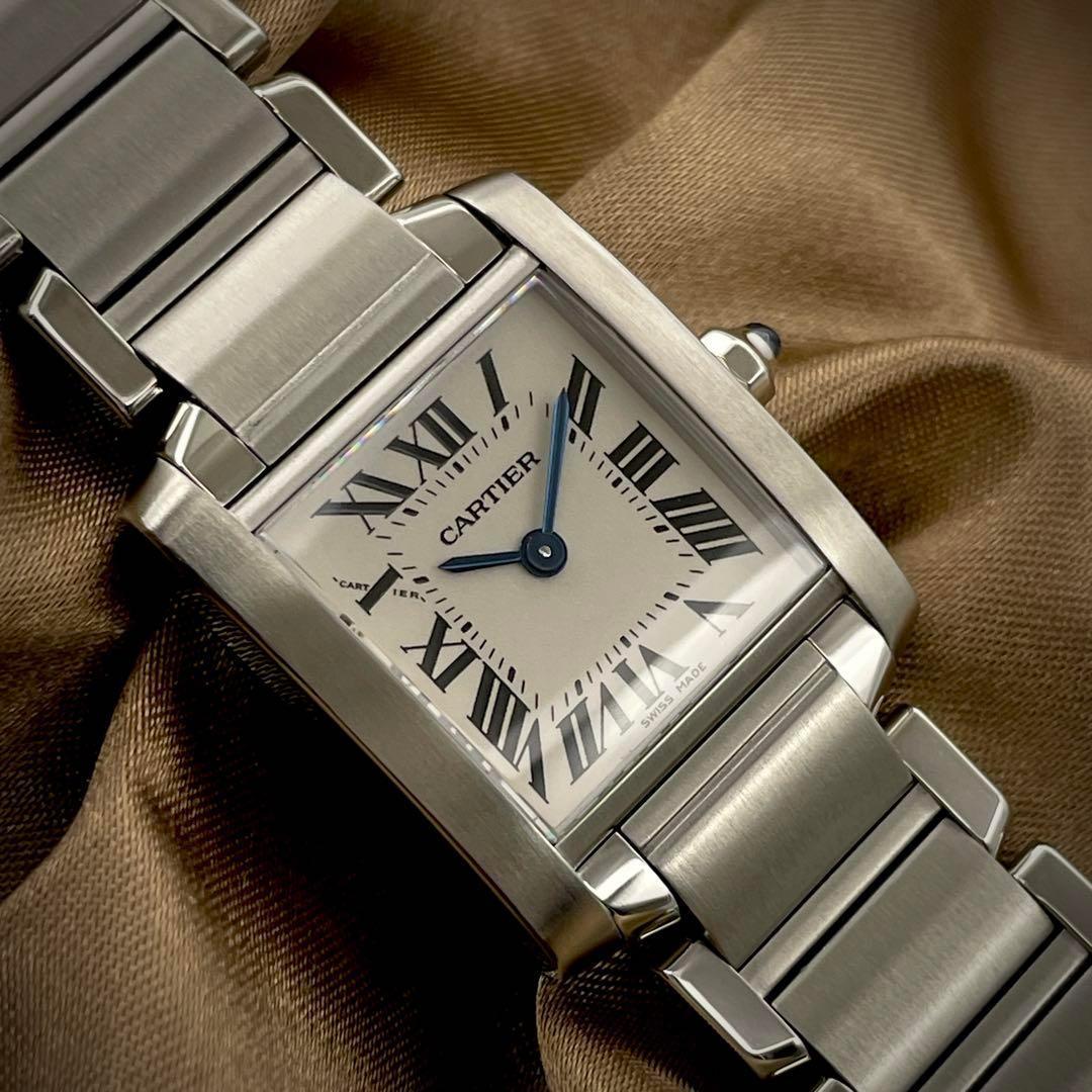 T109 カルティエ タンクフランセーズSM W51008Q3 クォーツ