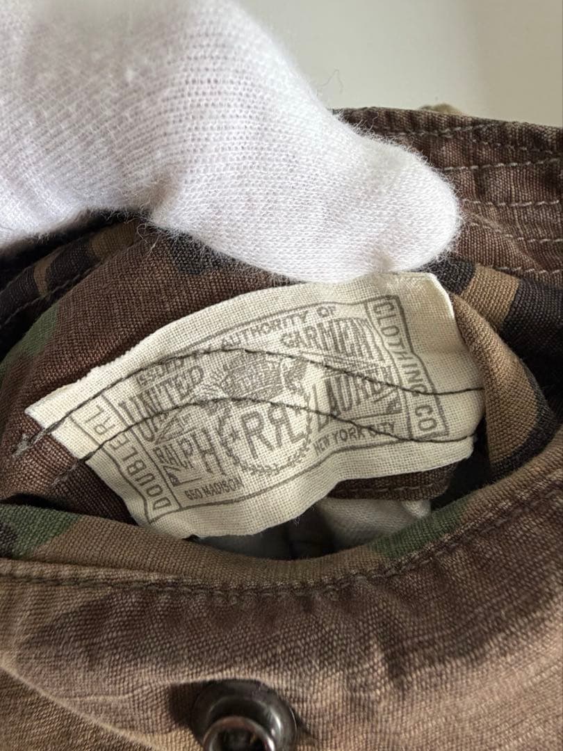 RRL ダブルアールエル　迷彩　パンツ　ラルフローレン　ミリタリー　カモフラ