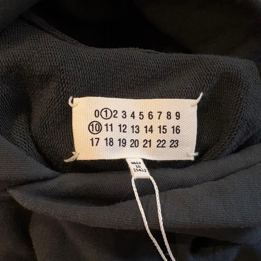 Maison Margiela ロゴパーカー　ブラック　S