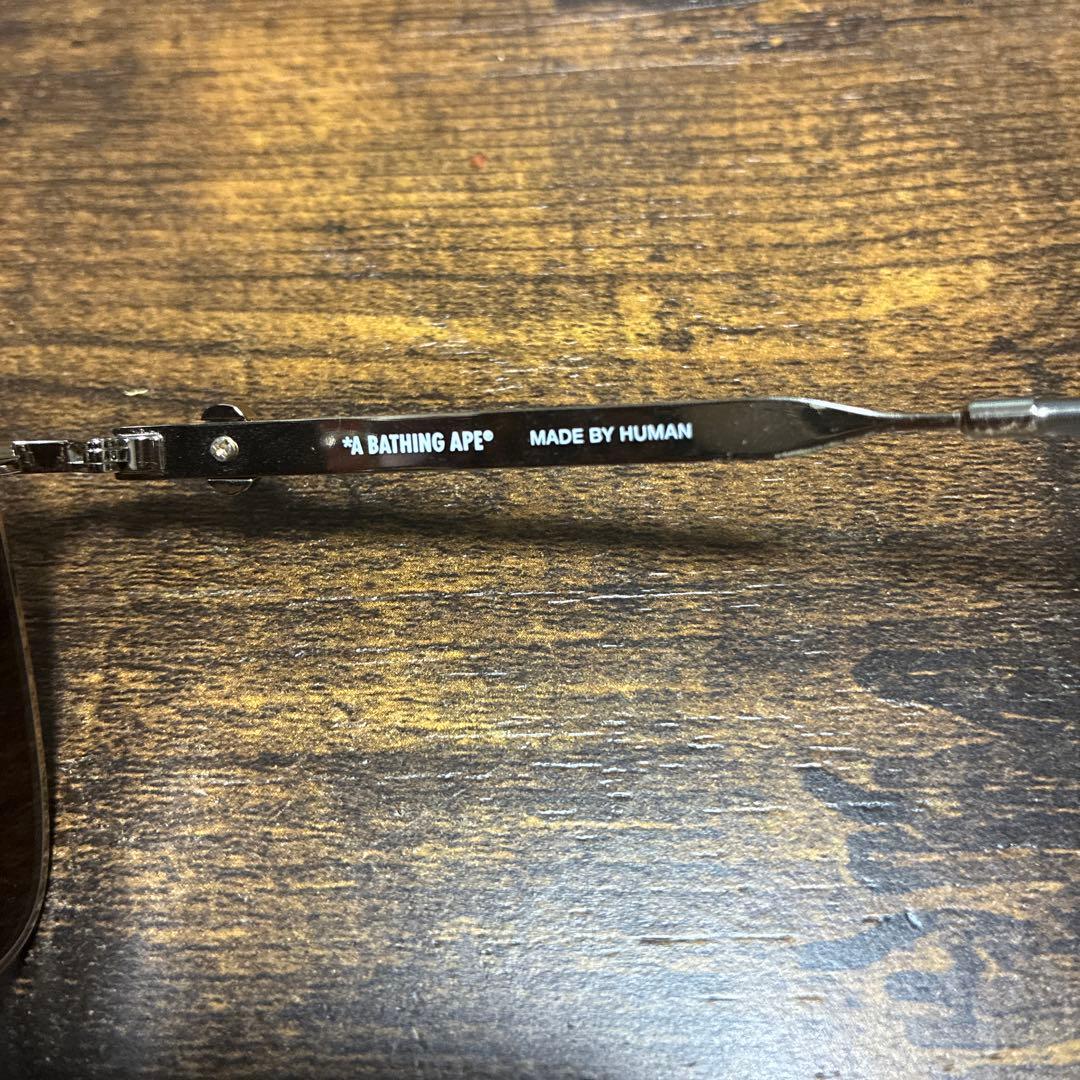 A BATHING APE エイプ　サングラス ブラウン