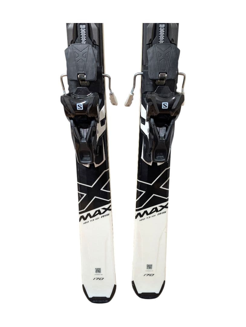 【希少】SALOMON X12 スキー 板 ブラック/ホワイト 2018