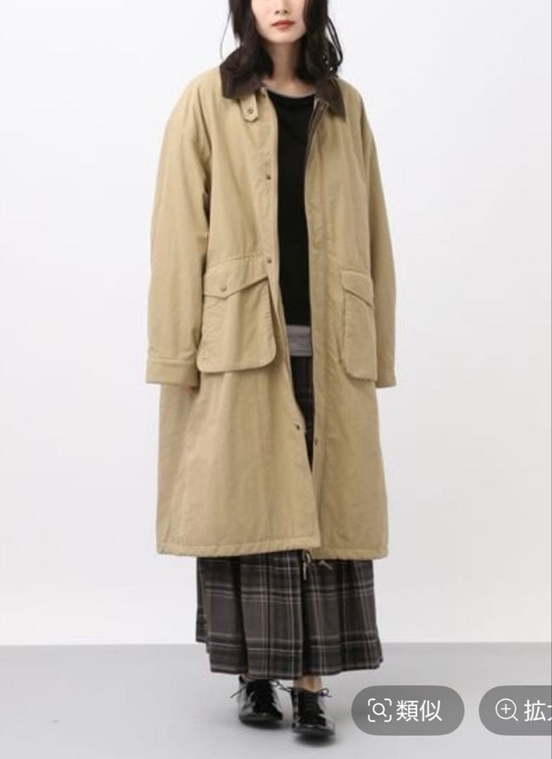 studio CLIP natural by clip》フィッシングロングコート