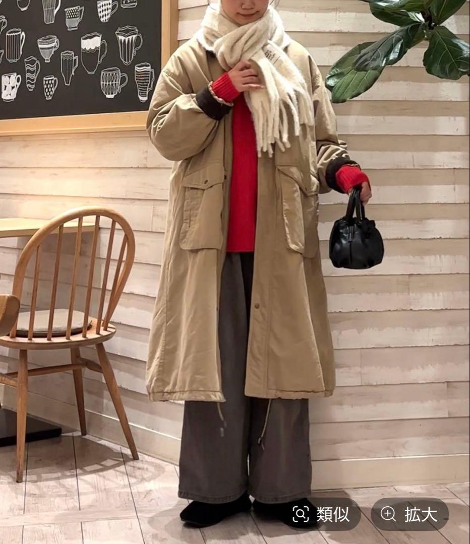 studio CLIP natural by clip》フィッシングロングコート