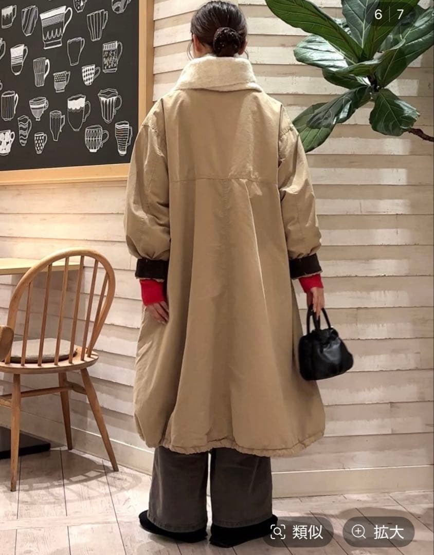 studio CLIP natural by clip》フィッシングロングコート