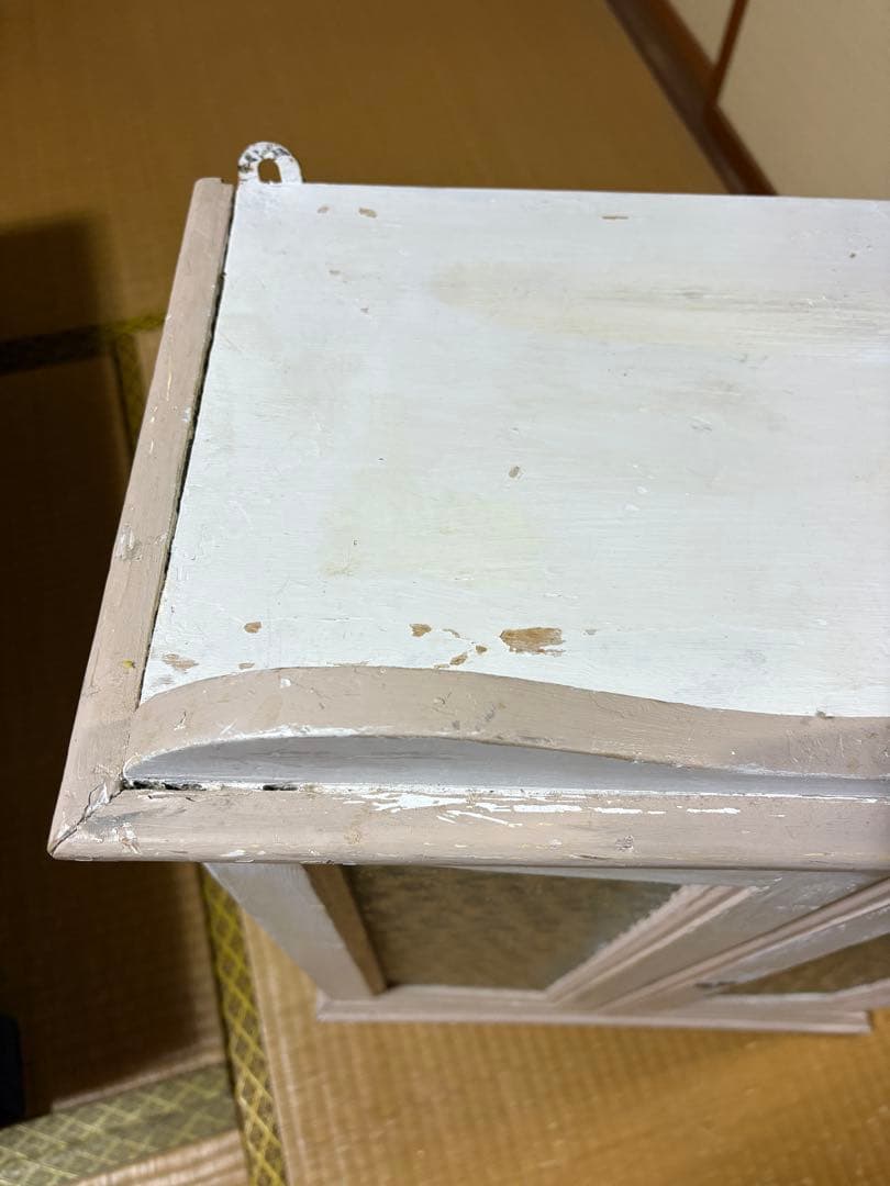 飾り棚　キャビネット　PARIS　ガラスケース　ブロカント　自由が丘