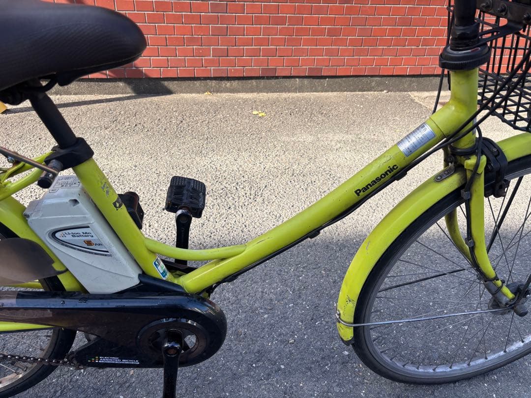 Panasonic 電動アシスト自転車 ライムグリーン