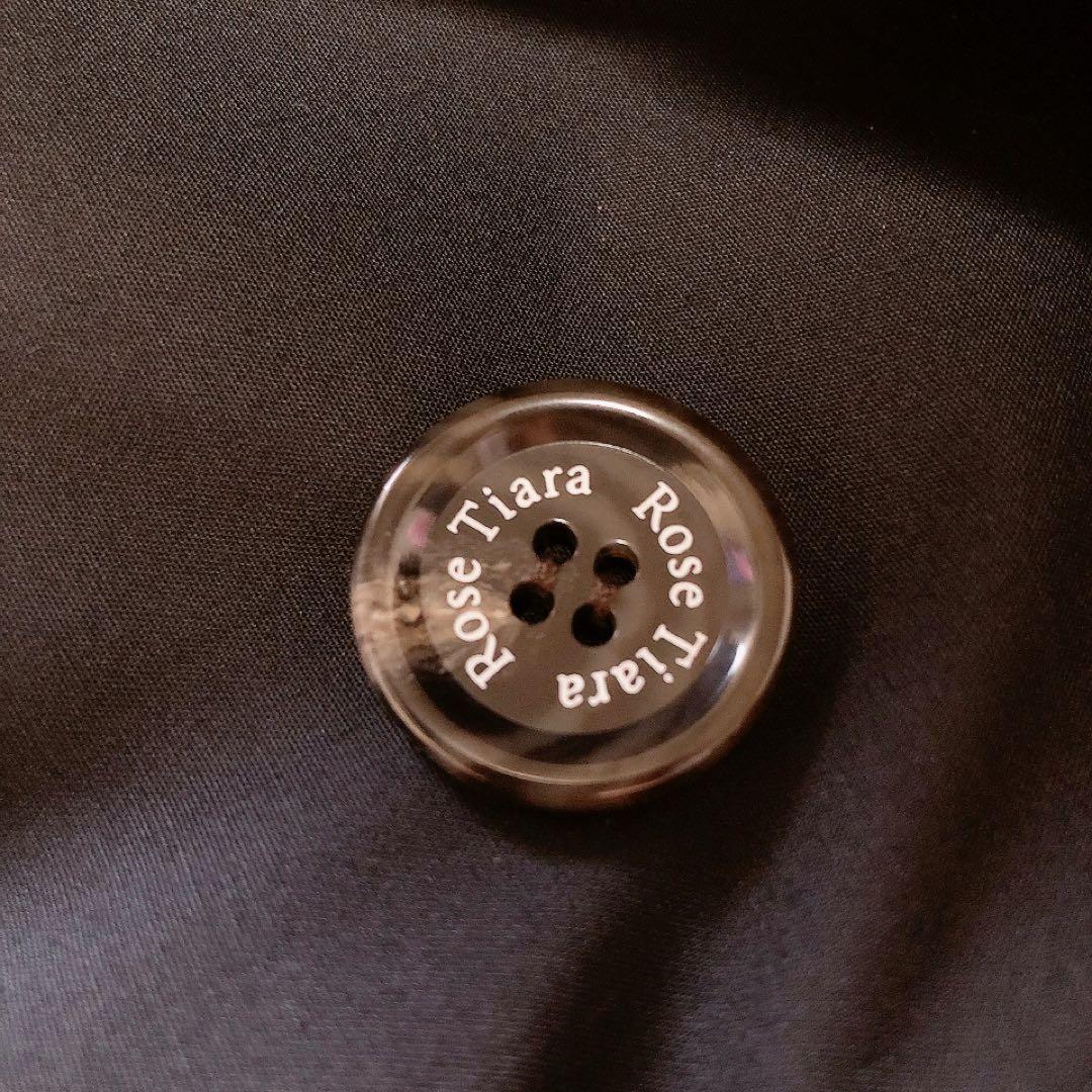 【極美品】ローズティアラ トレンチコート バックプリーツ ネイビー 42