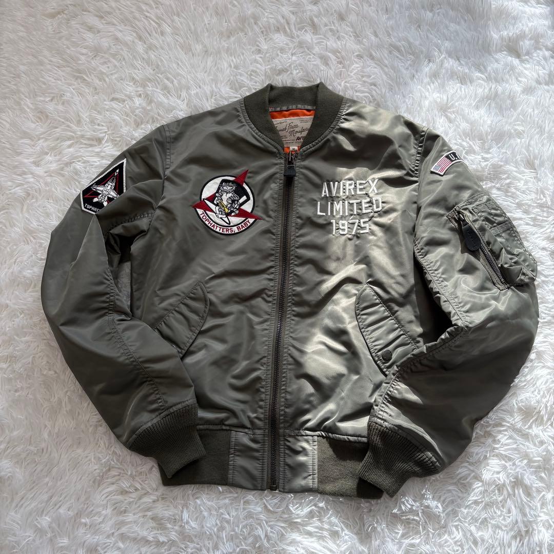 【レア】AVIREX MA-1 フライトジャケット Mサイズ TOMCAT
