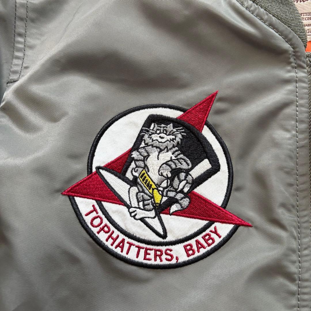 【レア】AVIREX MA-1 フライトジャケット Mサイズ TOMCAT