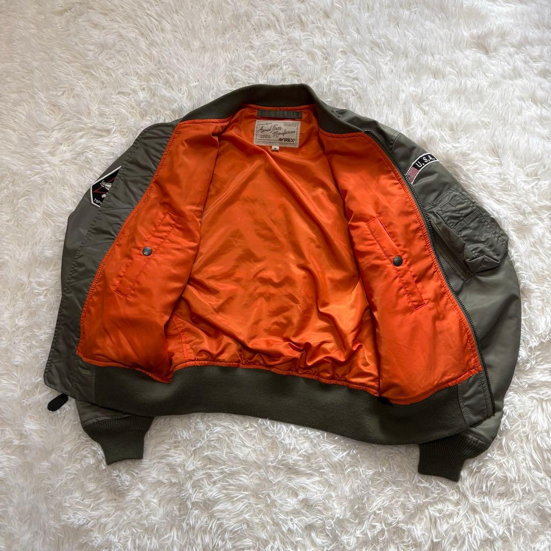 【レア】AVIREX MA-1 フライトジャケット Mサイズ TOMCAT