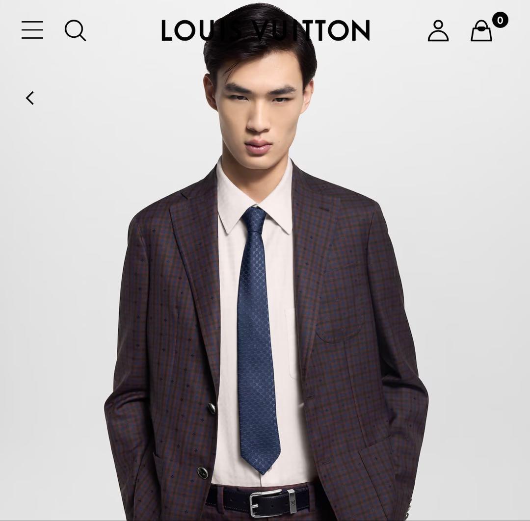 専用です。　　ルイ ヴィトン ネクタイ・LV フィッシュネット 新品 未使用