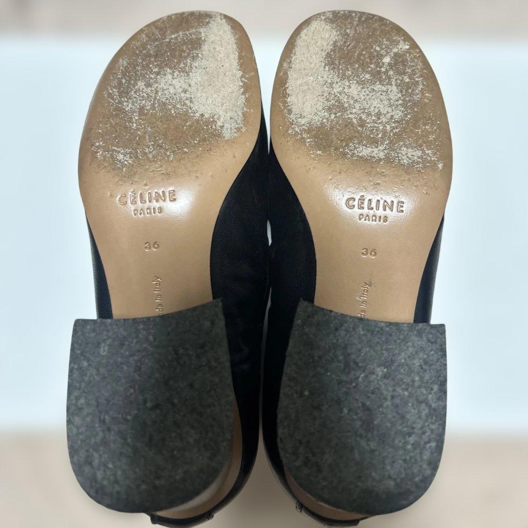 セリ－ヌ　パンプス　ヒ－ル　黒