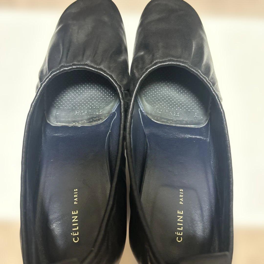 セリ－ヌ　パンプス　ヒ－ル　黒