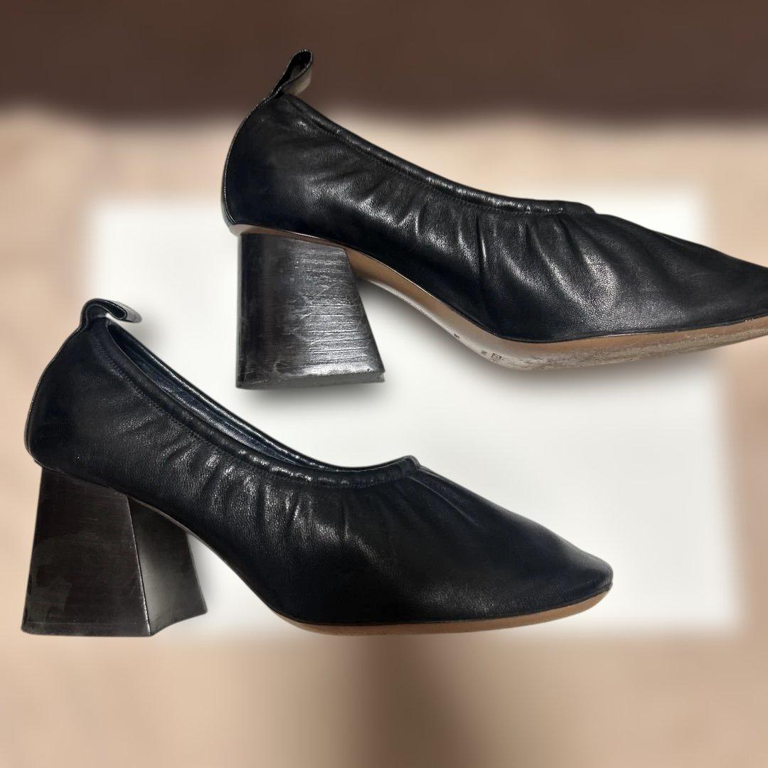 セリ－ヌ　パンプス　ヒ－ル　黒