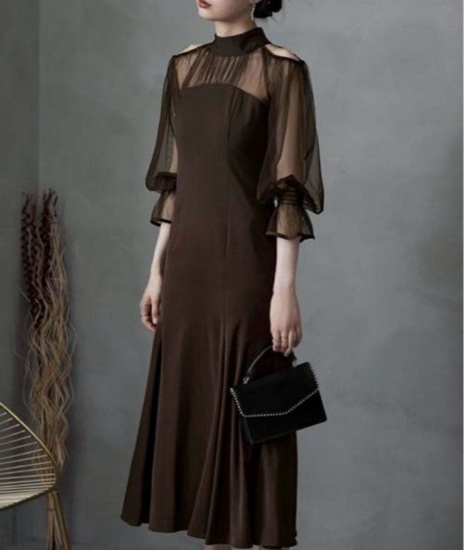 最終価格etoll. Dorry Doll カットアウトマーメイドドレス　M