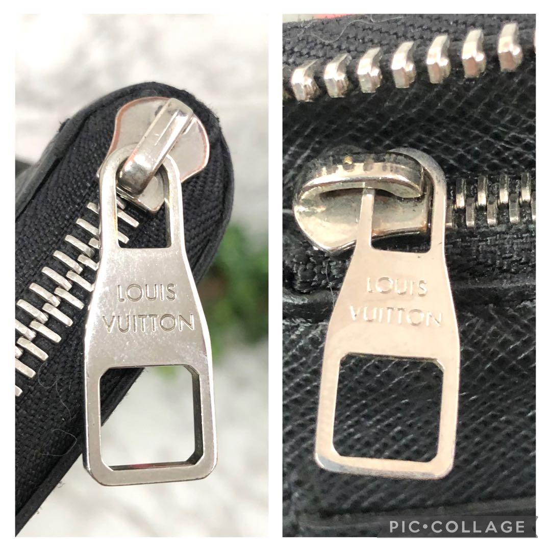 美品✨ルイヴィトン　タイガ　ヴェルティカル　ジッピーウォレット　長財布　ブラック