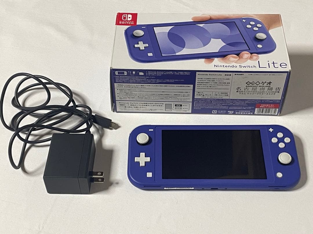 Switch Nintendo Lite ブルー 箱付属品有り