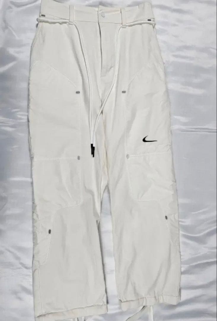 NIKE Off-White パンツ　白
