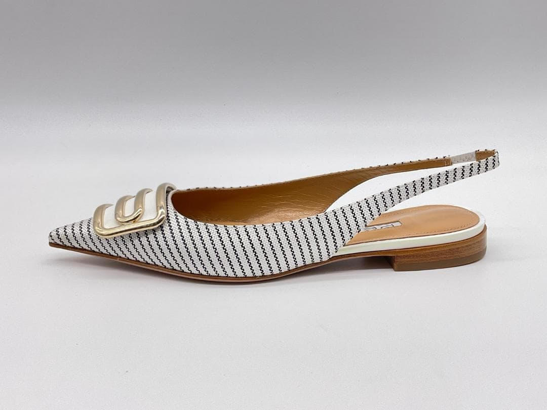 【新品】PELLICO バックフラットシューズ S定価86900円　25