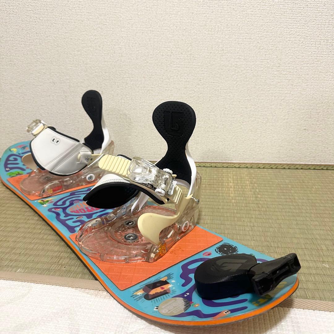 Burton キッズ スノーボード 80cm ビンディング付き 子供用