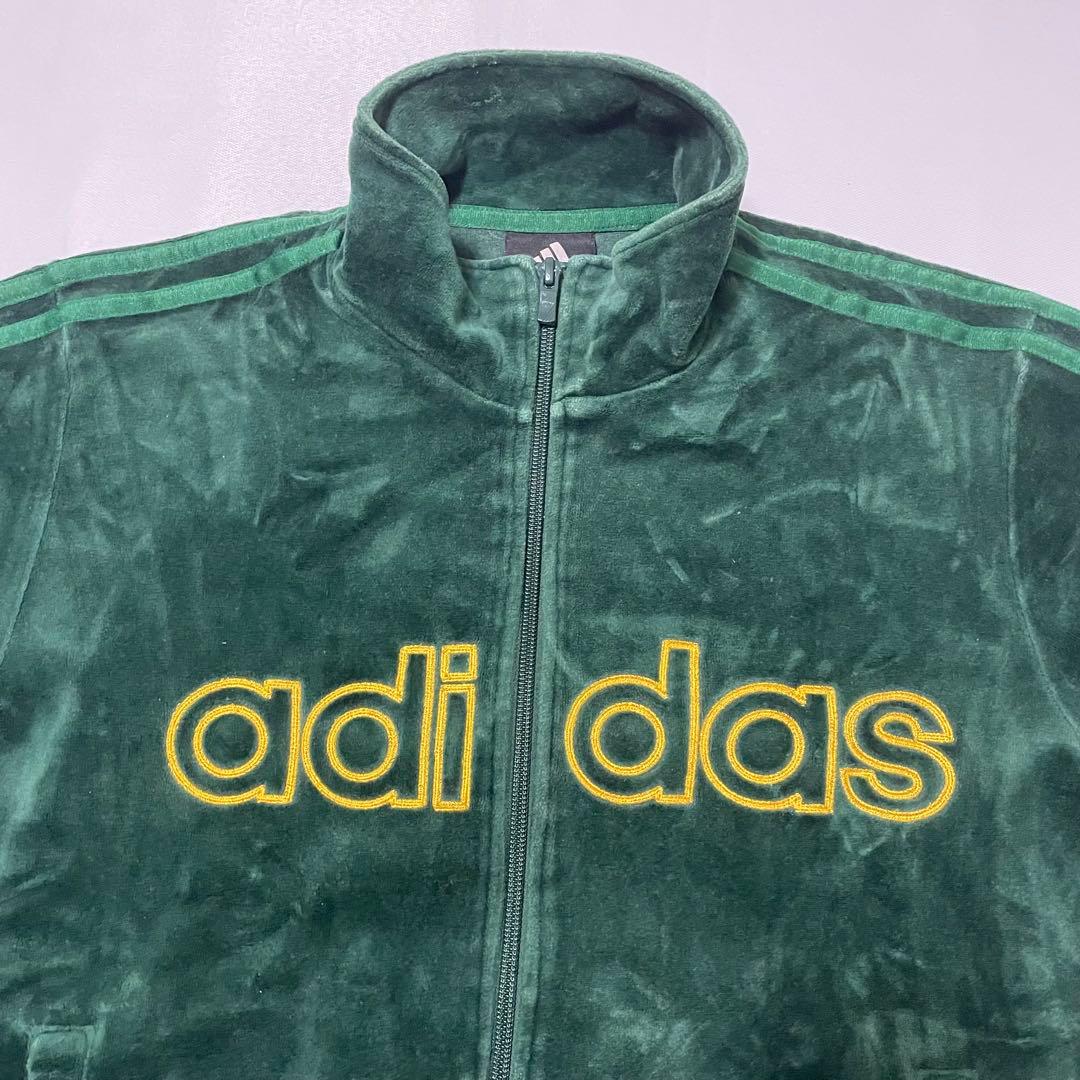 トップス Y2K 00s old adidas velor track jacket