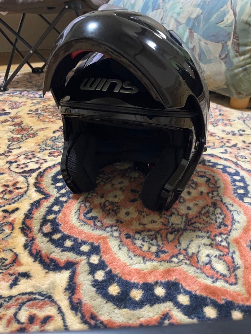 WINS CR-1 フルフェイスヘルメット ブラック（メタリック）Lサイズ