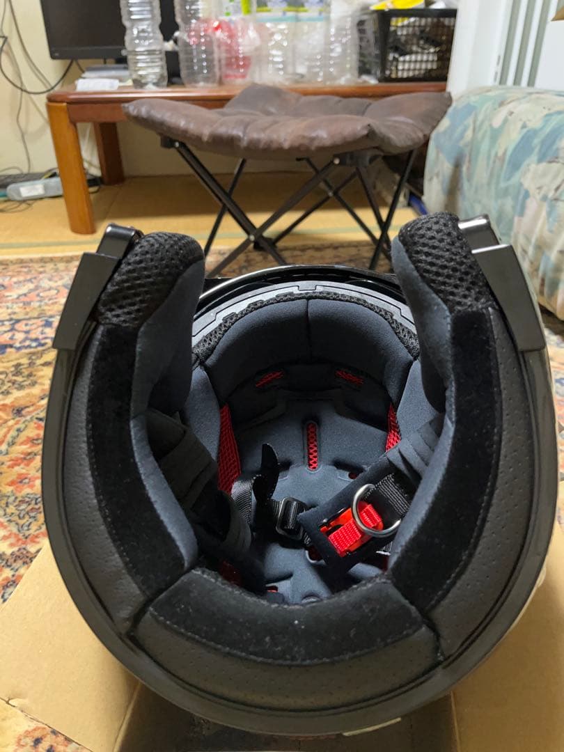 WINS CR-1 フルフェイスヘルメット ブラック（メタリック）Lサイズ