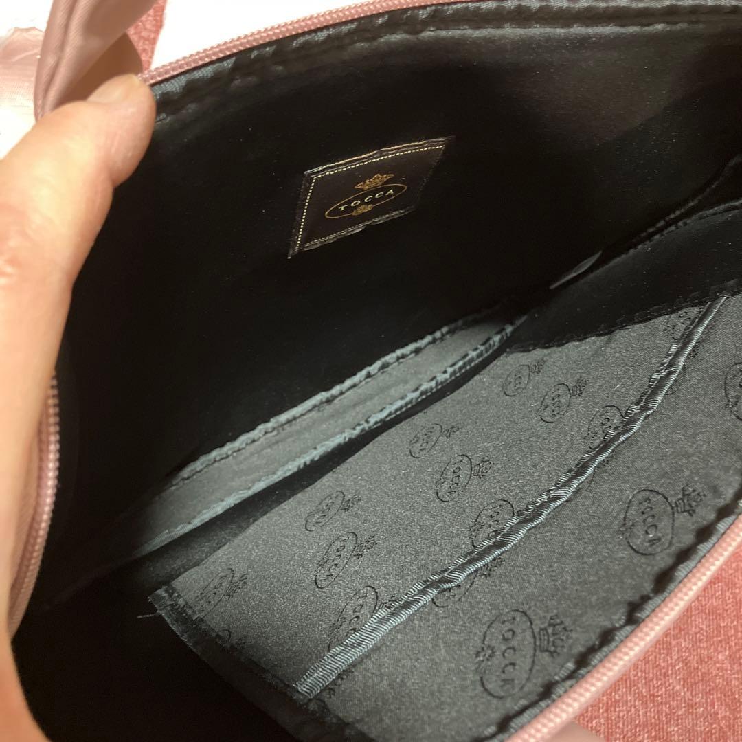 【撥水】TOCCA トッカ　TINY RIBBON PCバッグ　新品未使用