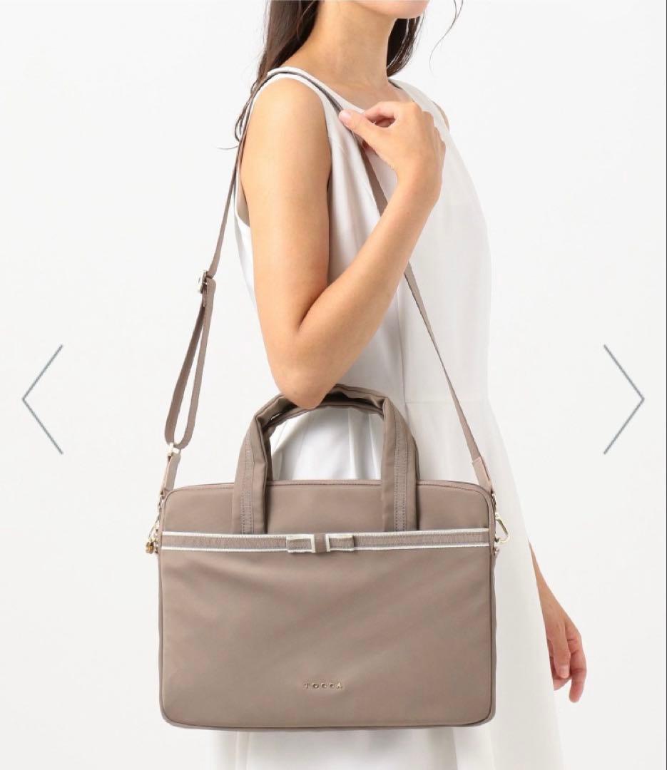 【撥水】TOCCA トッカ　TINY RIBBON PCバッグ　新品未使用