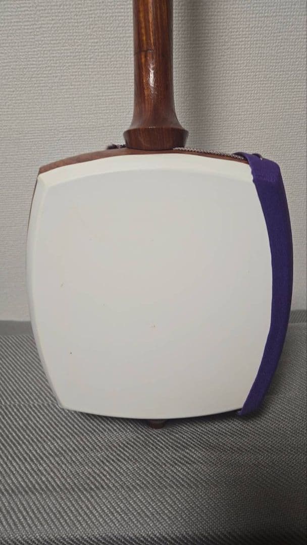 三味線本体 白と紫