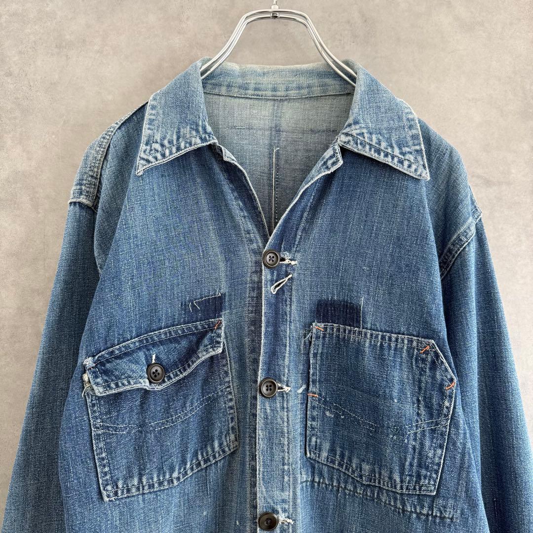 50s〜60sUnknown ヴィンテージ カバーオール ボロ BORO 雰囲気