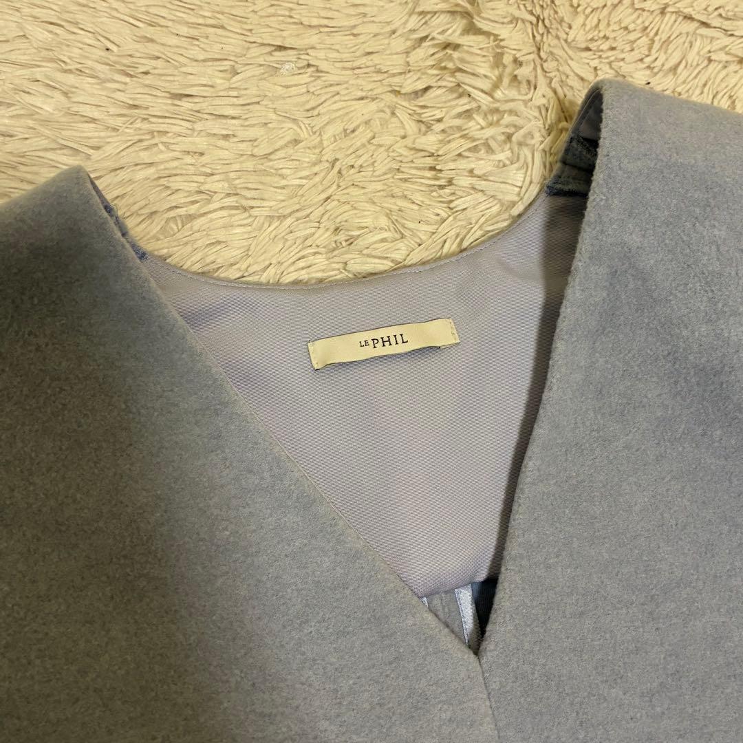 LEPHIL テントライントップス ポンチョ コート
