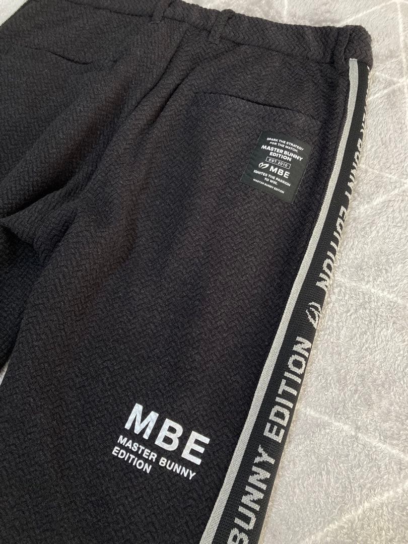 新品 パーリーゲイツ マスターバニー エコロジスタヘリンボンパンツ(6)LL