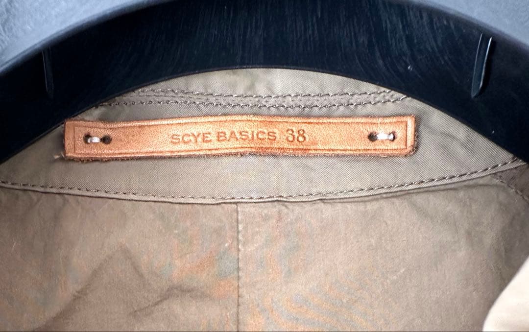 サイベーシックス SCYE BASICS ステンカラーコート 38