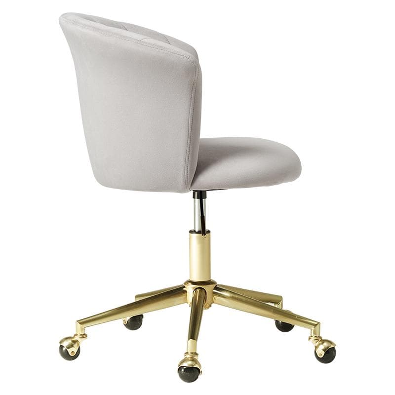 【新品】回転チェア　ベロア調　キャスター付き　スタイリッシュ　アウトレット