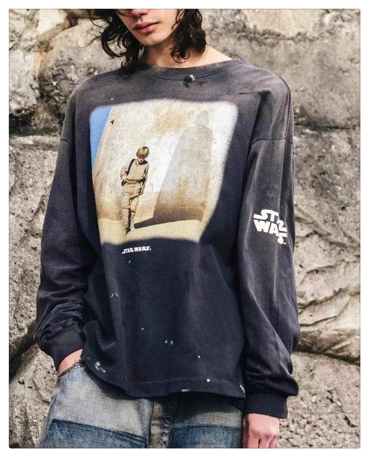 Saint Michael セントマイケルブラック 長袖カットソー