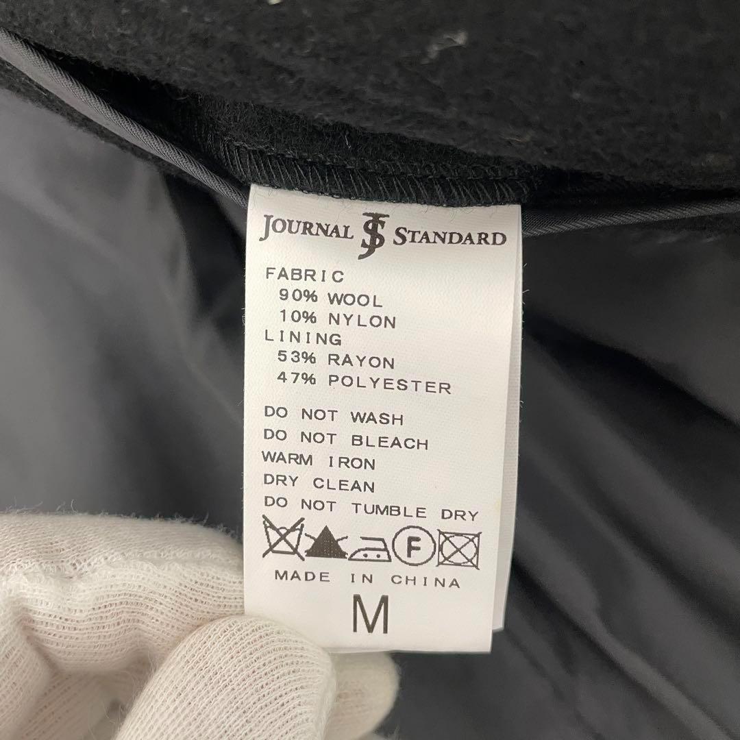 【未使用級】ジャーナルスタンダード ウールコート 黒 M シンプル