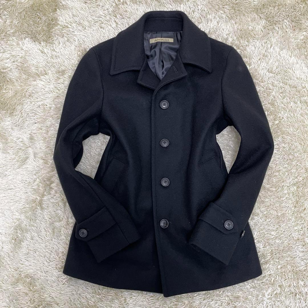 【未使用級】ジャーナルスタンダード ウールコート 黒 M シンプル