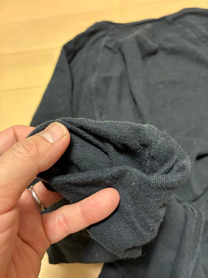 KAPITAL スマイルプリント 袖ボタン ブラック 日本製