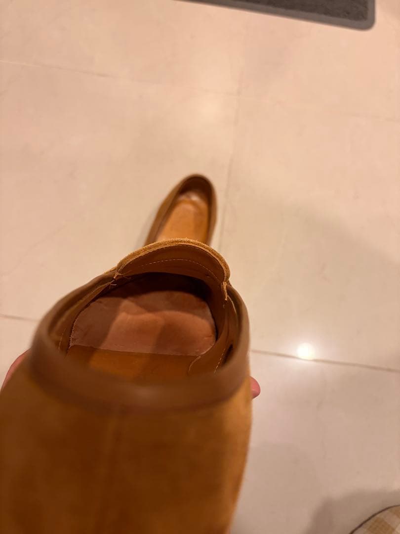 エドワードグリーン スエード ローファー 184E Edward Green