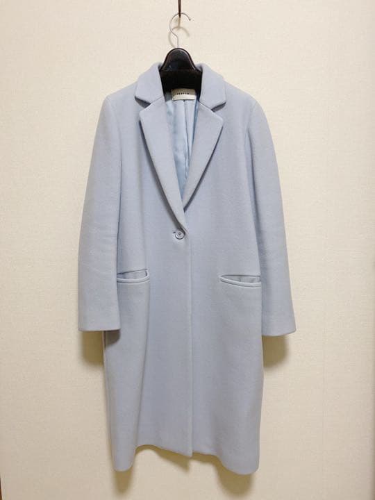 ★FRAY I.D★ アイスブルーチェスターコート