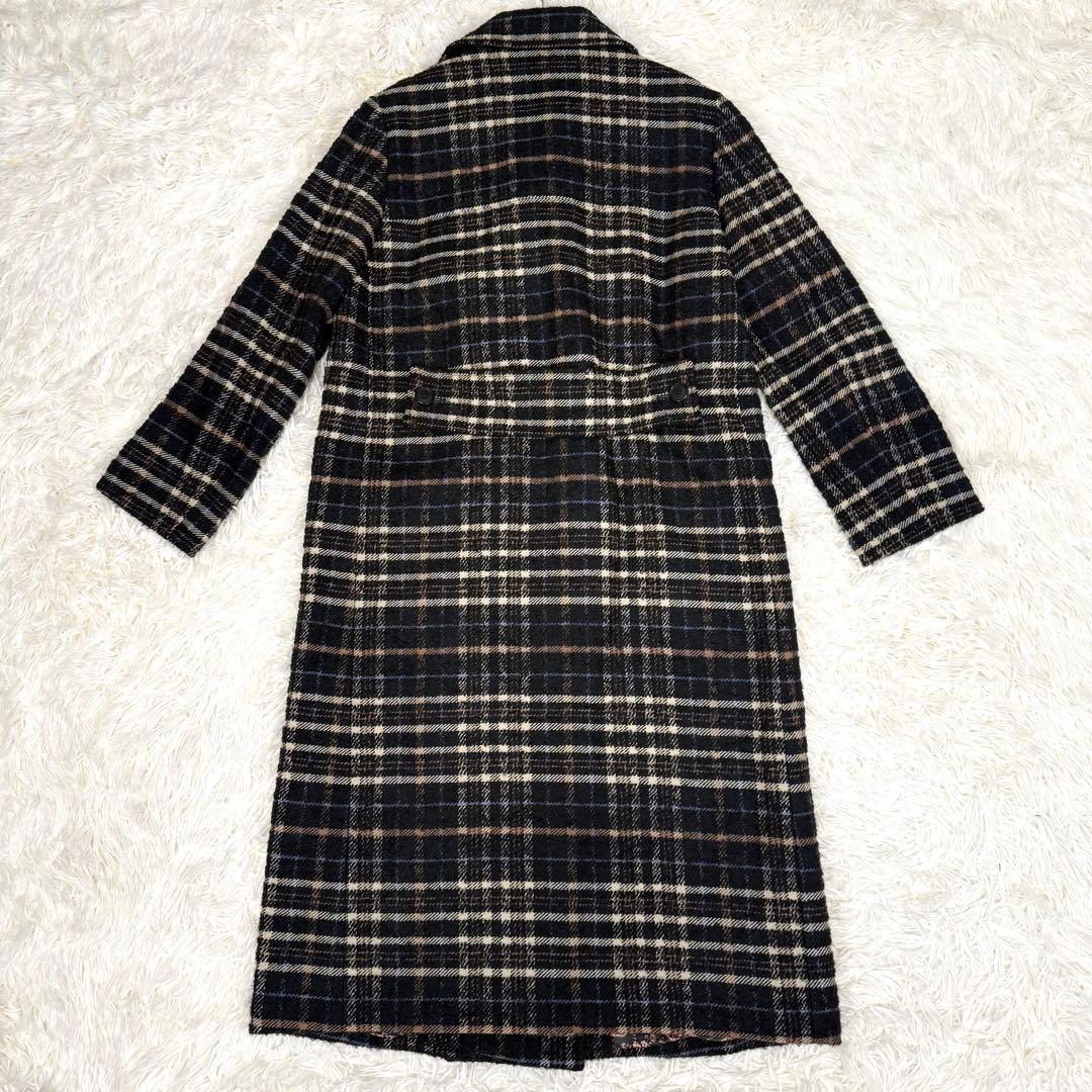 ポールスミス モヘヤxアルパカxウール オーバーサイズチェスターコート マキシ丈