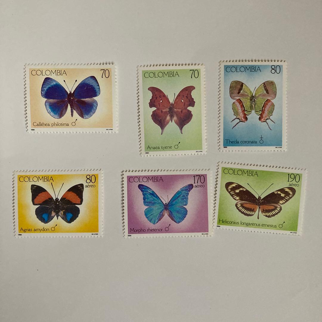 専用☆オーストラリア 昆虫の切手4種完 未使用 1991