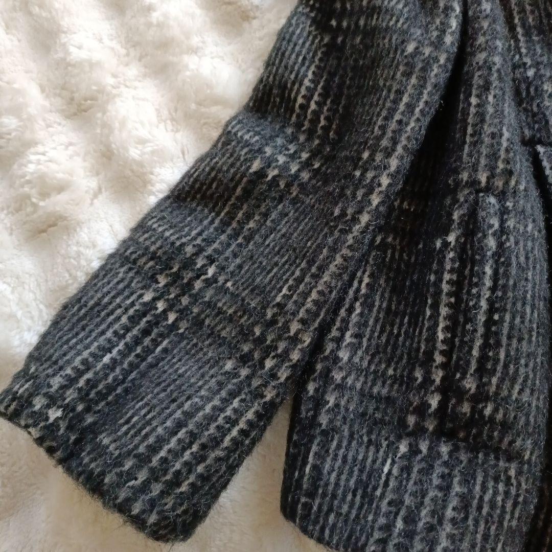 Max&Co 2wayツイードコート　アルパカ　モヘヤ　プリーツ