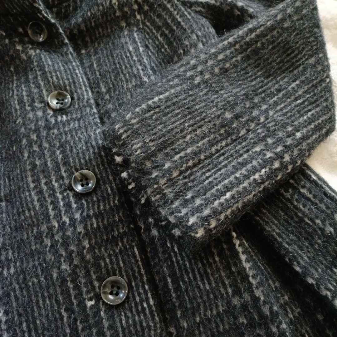 Max&Co 2wayツイードコート　アルパカ　モヘヤ　プリーツ