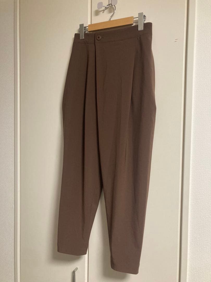 新品同　イッセイミヤケ　パンツ　長ズボン　ブラウン　S-M