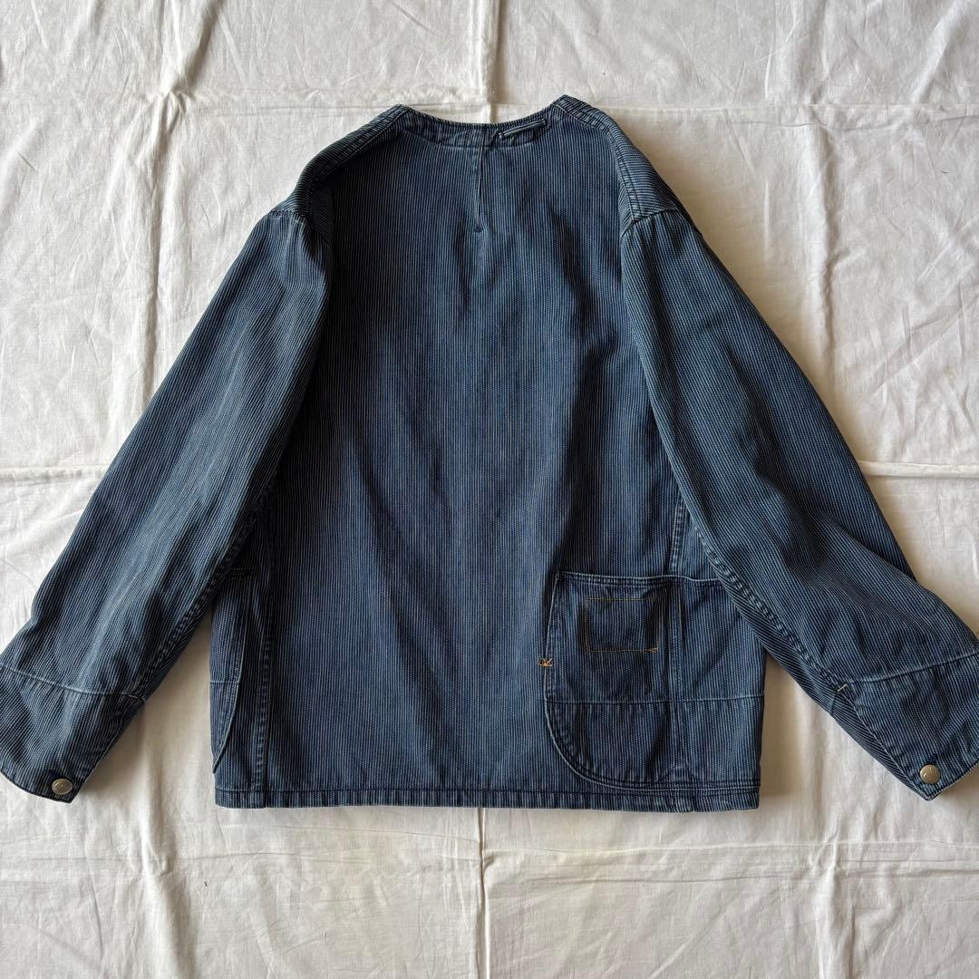 45r デニム　ヒッコリー　ジャケット