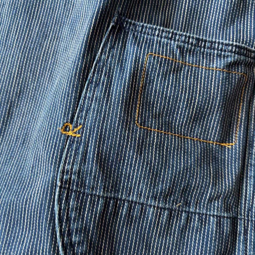 45r デニム　ヒッコリー　ジャケット